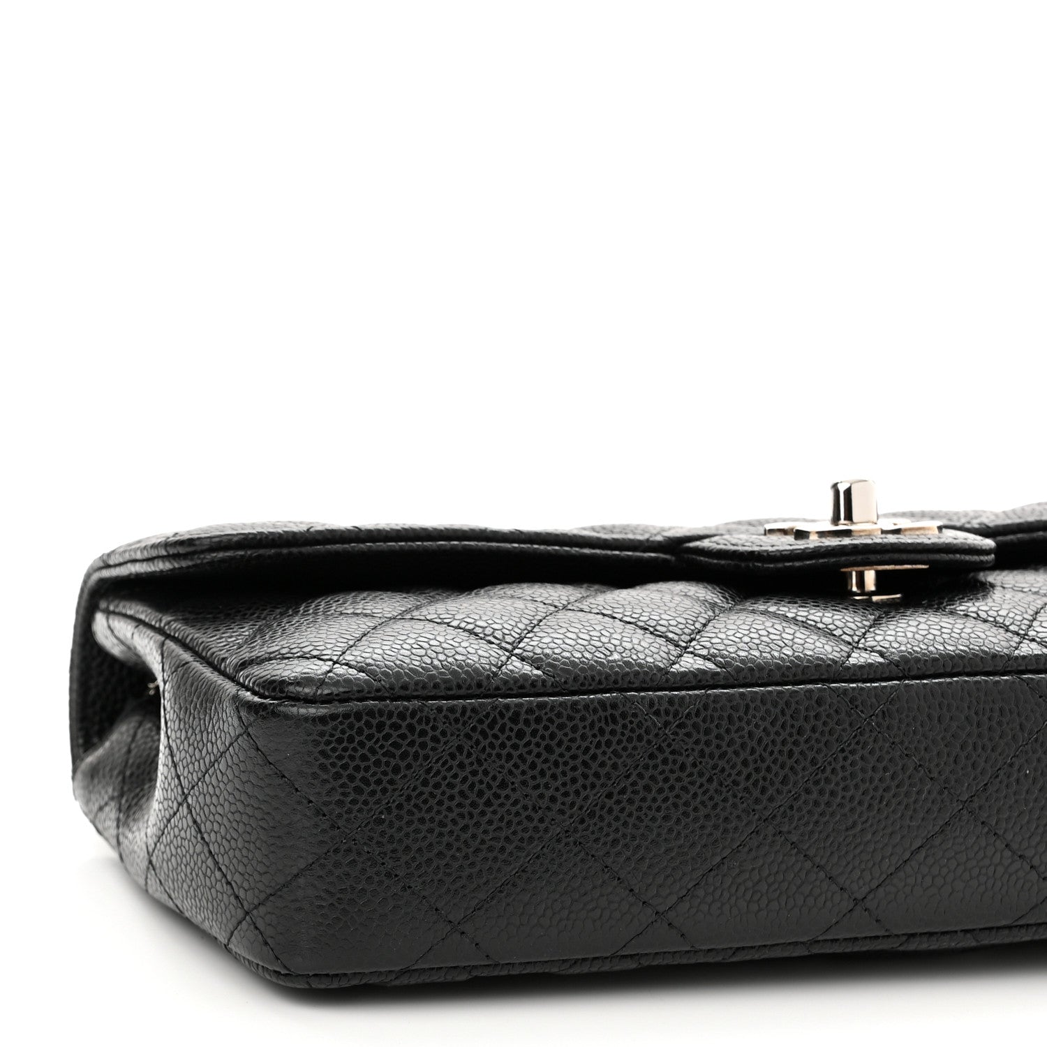 Chanel Caviar Quilted East West Flap Black 9 of 11