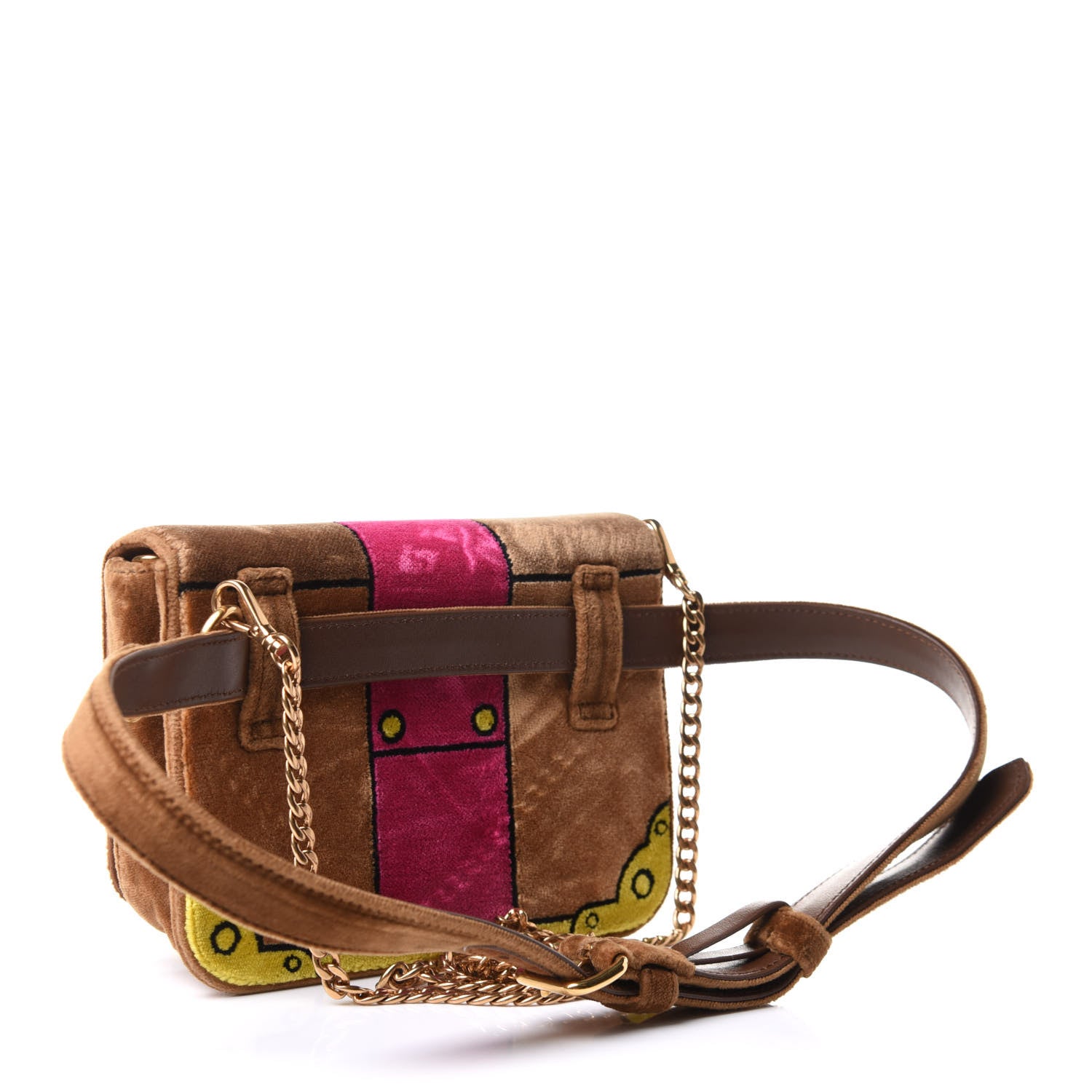 Prada Velvet Cahier Belt Bag Cammello 3 of 11