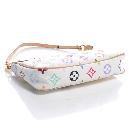 Louis Vuitton Monogram Multicolor Pochette Accessories White 4 of 9