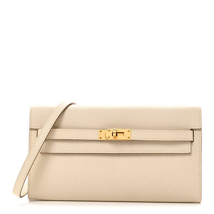 Hermes Epsom Kelly Wallet To Go Craie 1 of 10