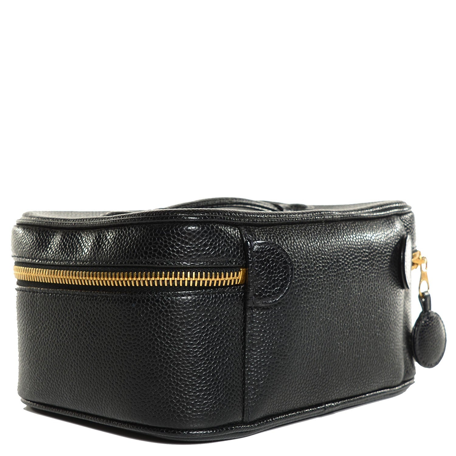 Chanel Caviar Vanity Cosmetic Case Black 3 of 8