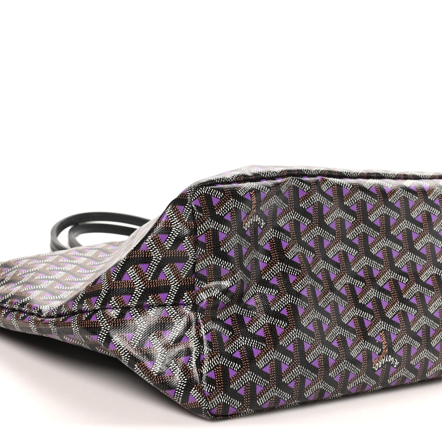 Goyard Goyardine Saint Louis Claire Voie PM Black Violet 10 of 11