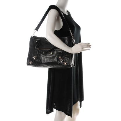 Balenciaga Agneau Giant 21 Silver Hardware City Black 2 of 7