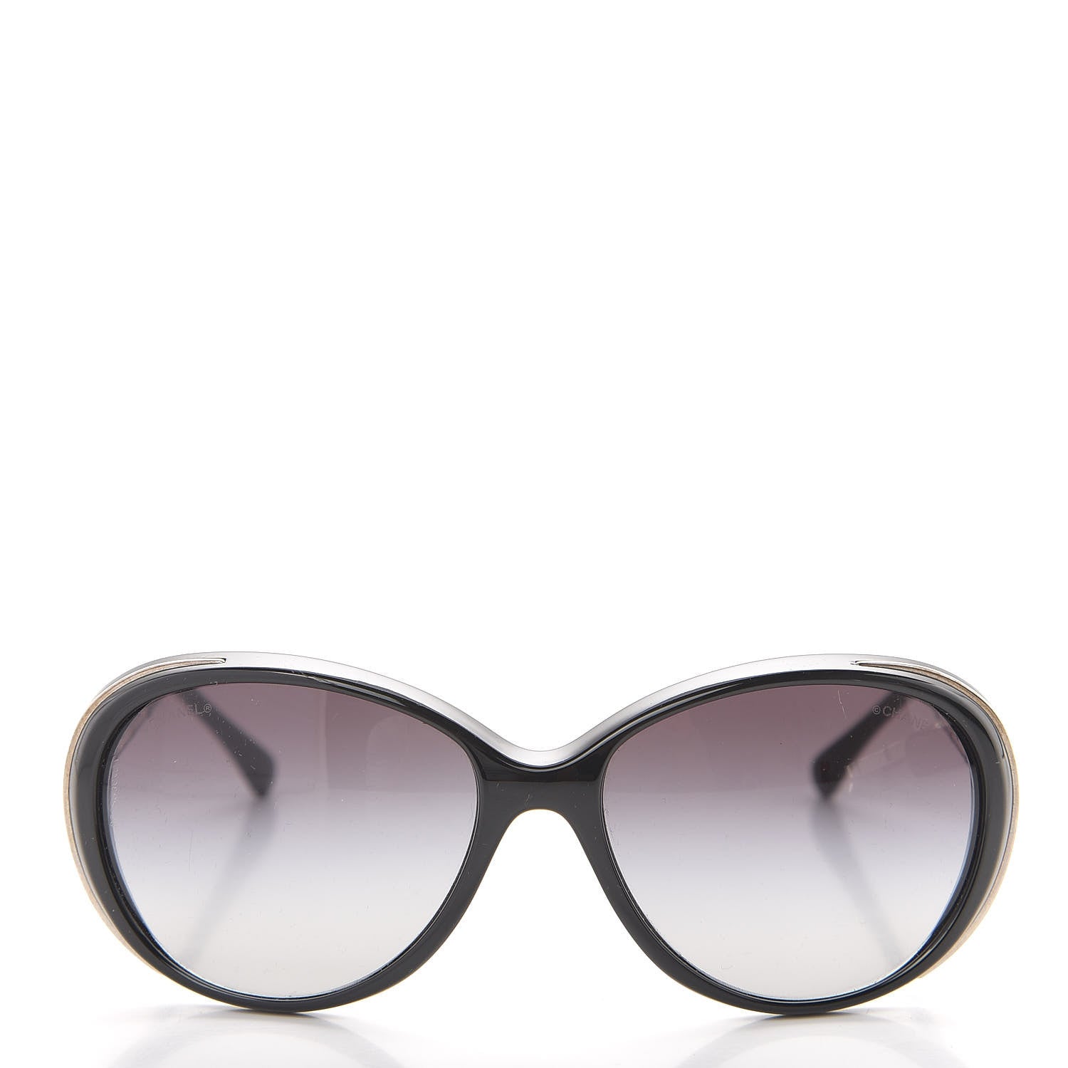 Chanel Acetate Butterfly CC Sunglasses 6037 Black 2 of 7