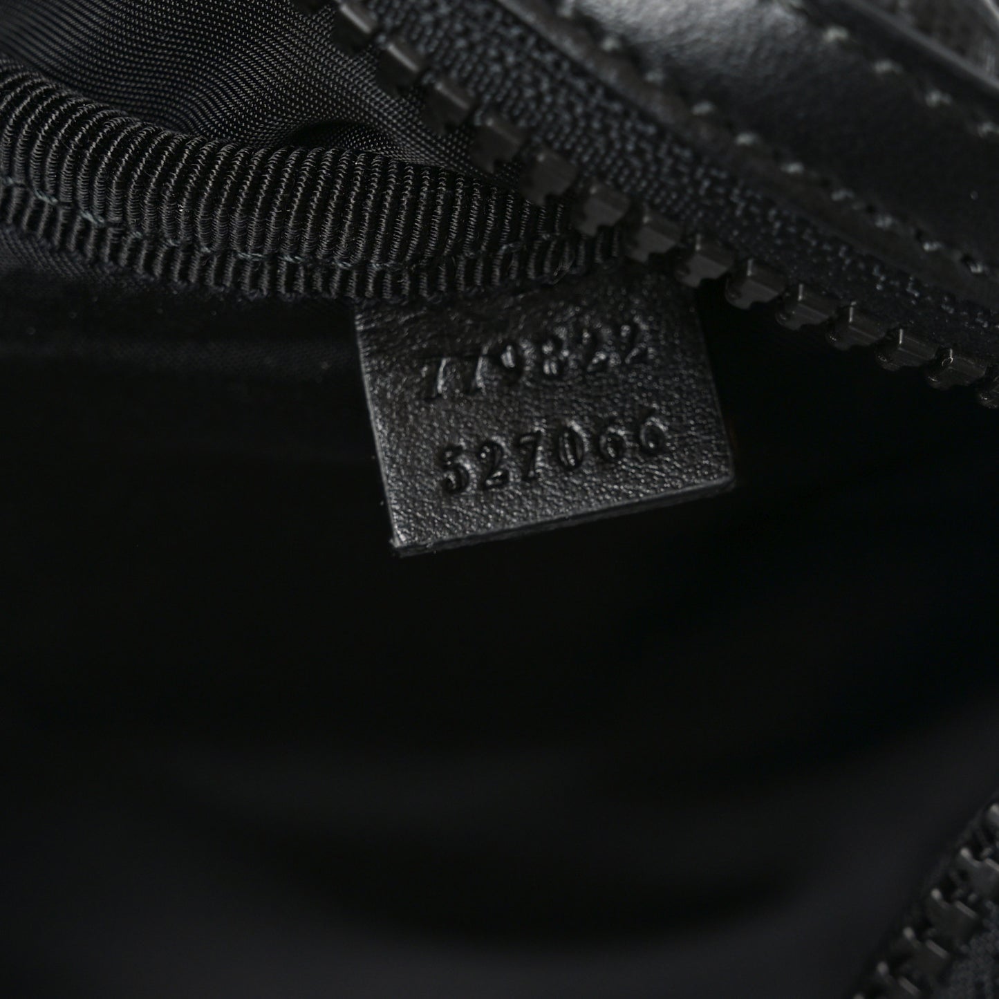 GG Monogram Belt Bag Black