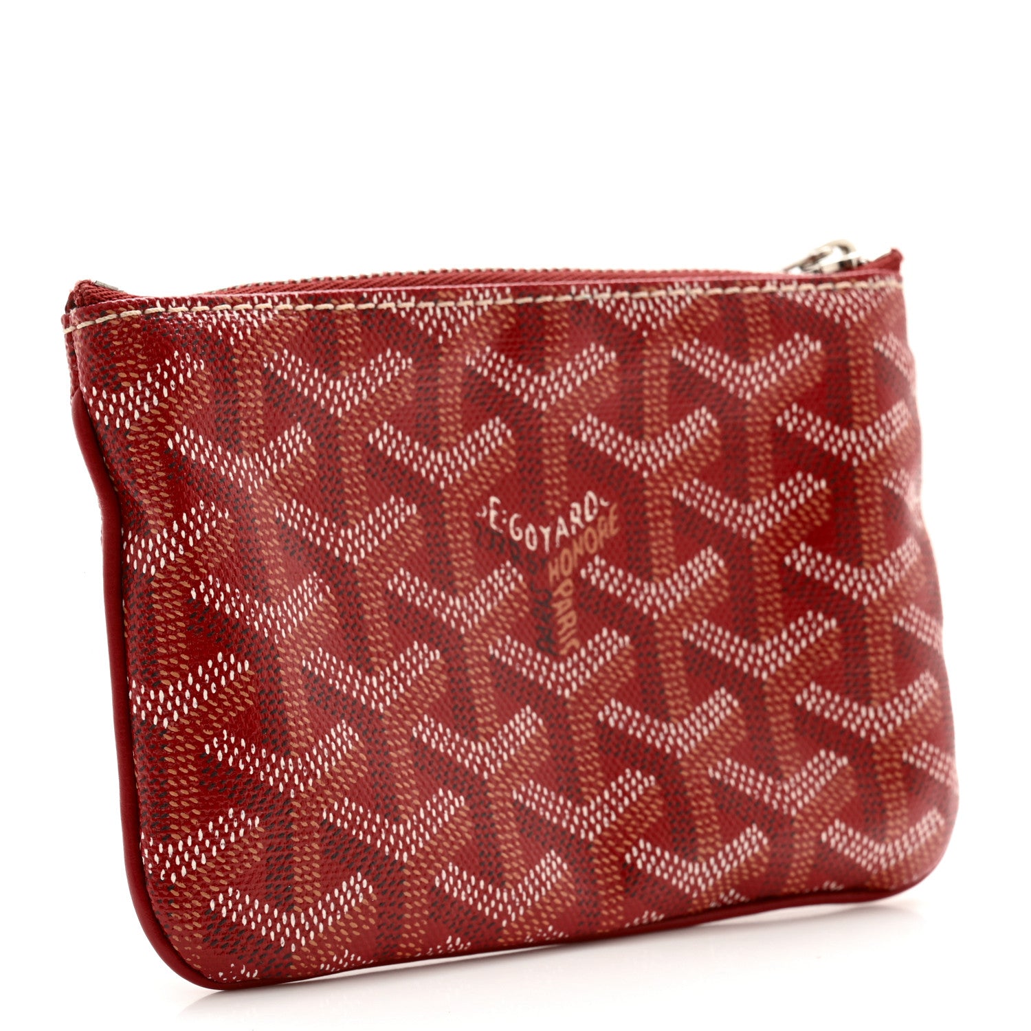 Goyard Goyardine Mini Senat Pochette Red 3 of 8