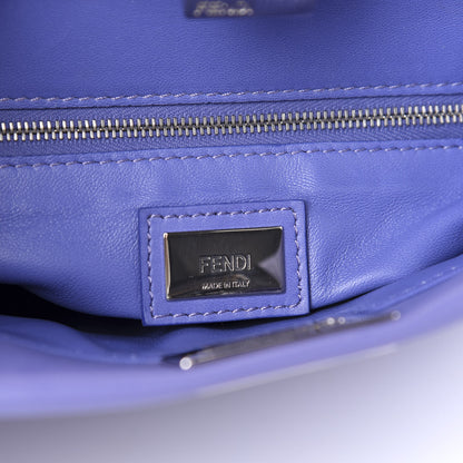 Fendi Nappa Mini Peekaboo Iconic Satchel Viola Cassis 9 of 10