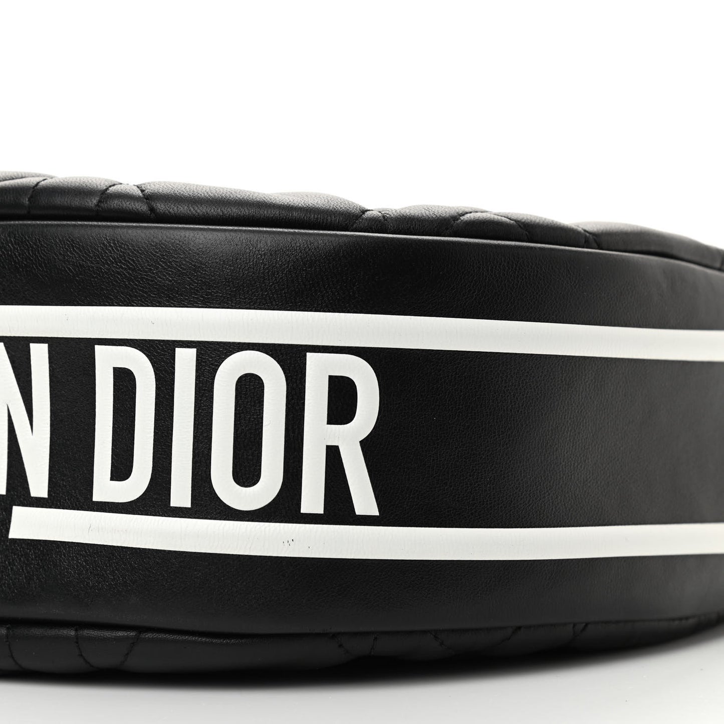 Lambskin Cannage Medium Dior Vibe Hobo Bag Black