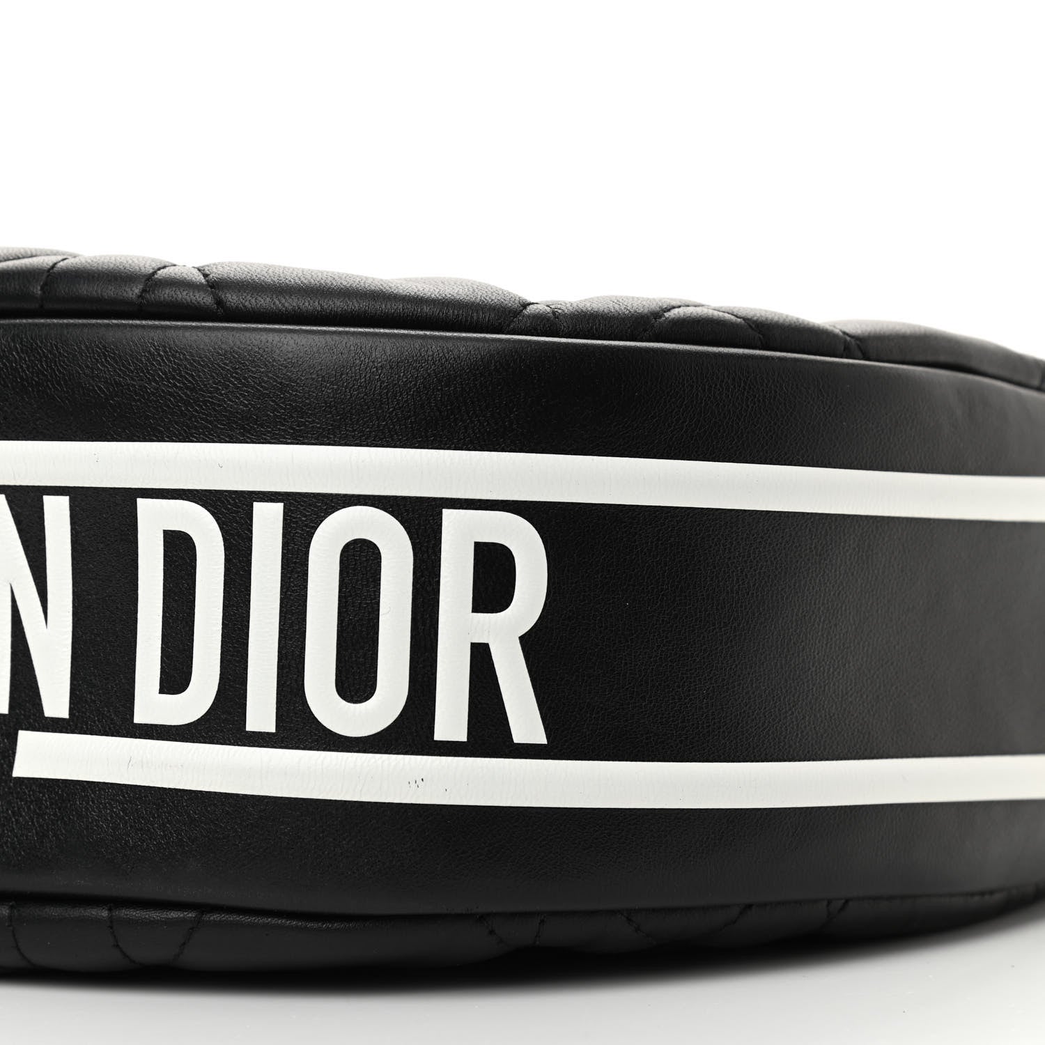 Christian Dior Lambskin Cannage Medium Dior Vibe Hobo Bag Black 8 of 8