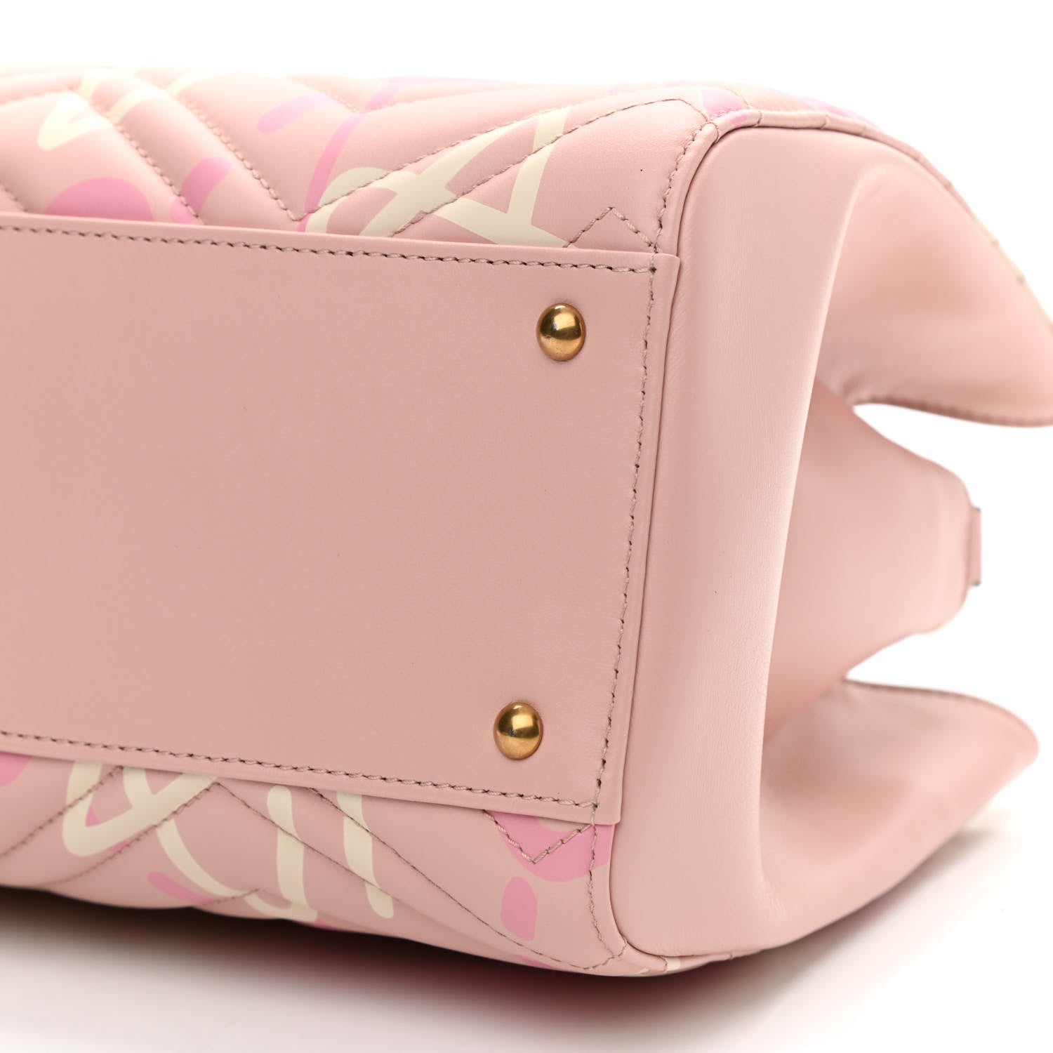 Gucci Calfskin Matelasse GucciGhost Small GG Marmont Tote Perfect Pink Rosa Ivory 10 of 10