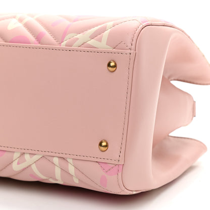 Gucci Calfskin Matelasse GucciGhost Small GG Marmont Tote Perfect Pink Rosa Ivory 10 of 10