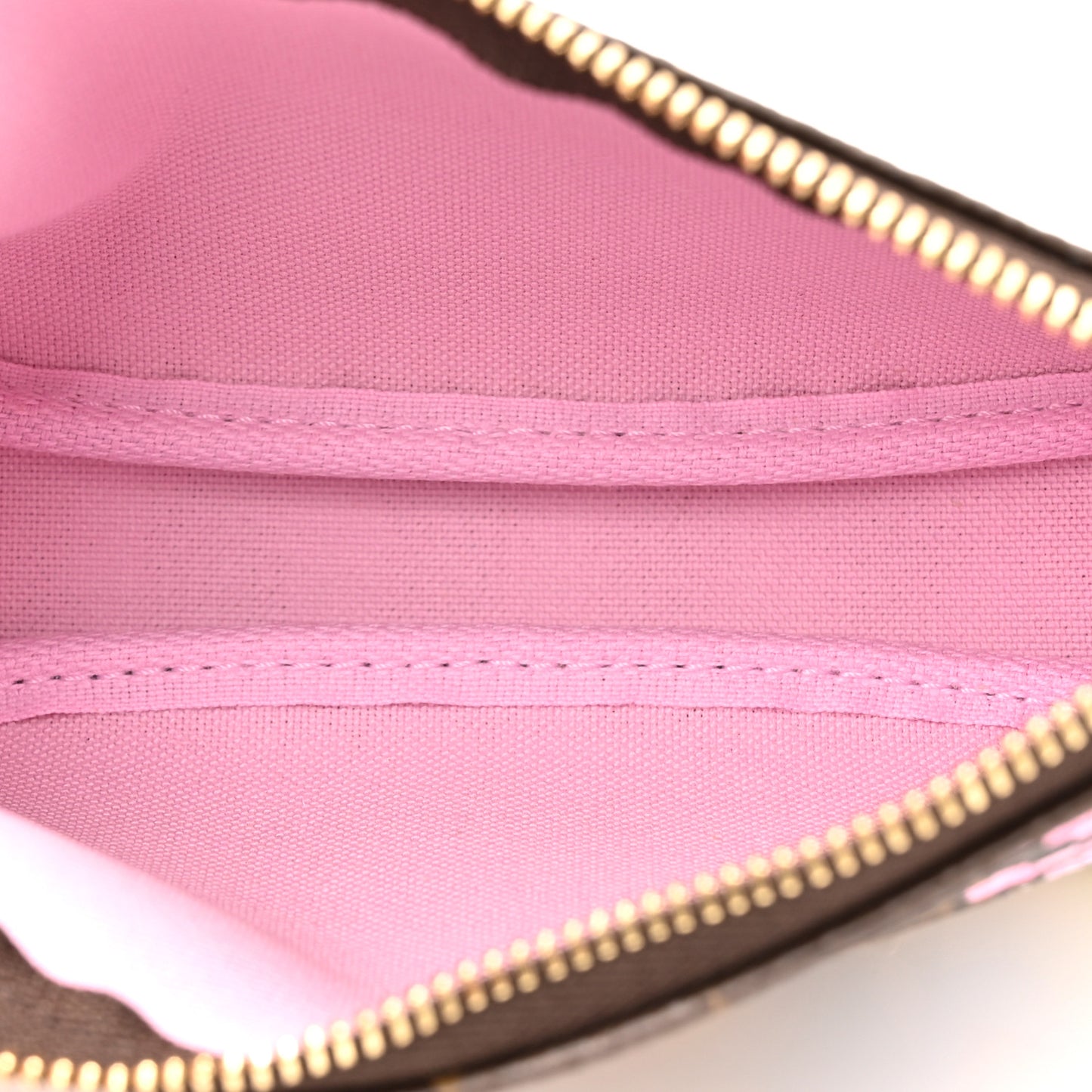 Monogram 2021 Christmas Animation Japanese Garden Mini Pochette Accessories Wisteria Pink