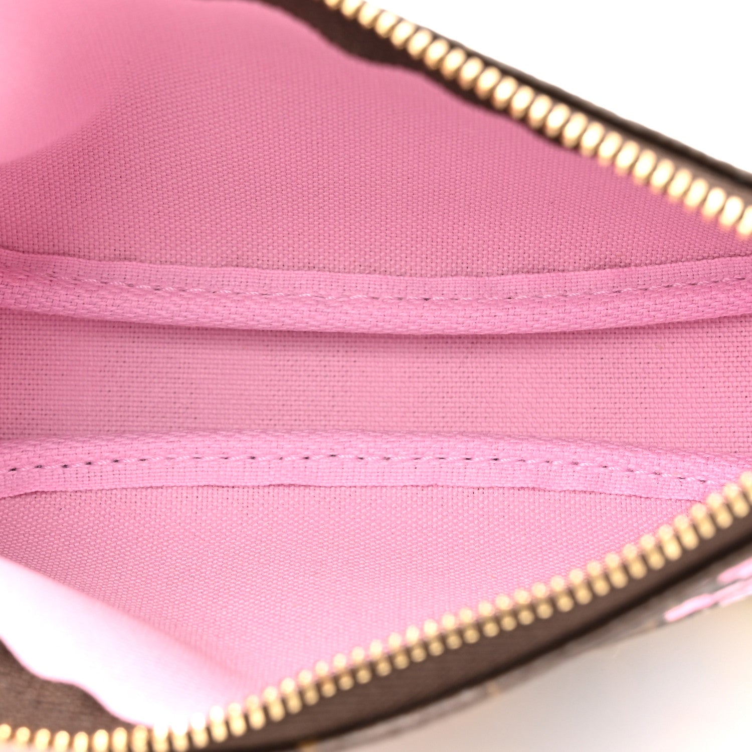 Louis Vuitton Monogram 2021 Christmas Animation Japanese Garden Mini Pochette Accessories Wisteria Pink 5 of 10