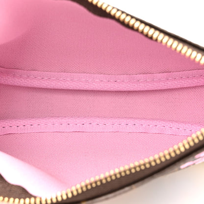 Louis Vuitton Monogram 2021 Christmas Animation Japanese Garden Mini Pochette Accessories Wisteria Pink 5 of 10