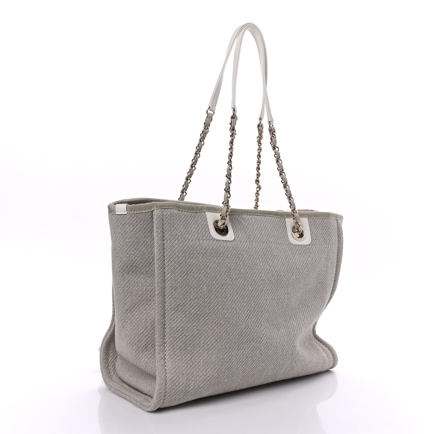 Mixed Fibers Small Deauville Tote Light Grey