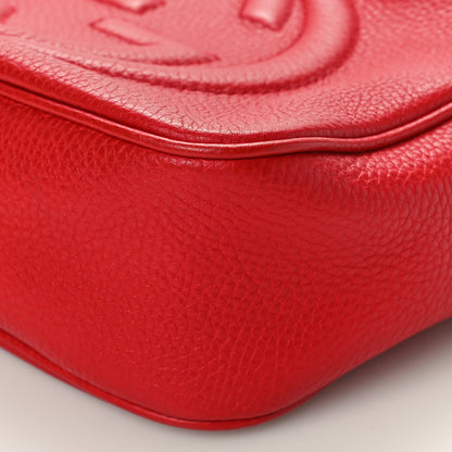 Gucci Pebbled Calfskin Small Soho Disco Bag Tabasco Red 10 of 10