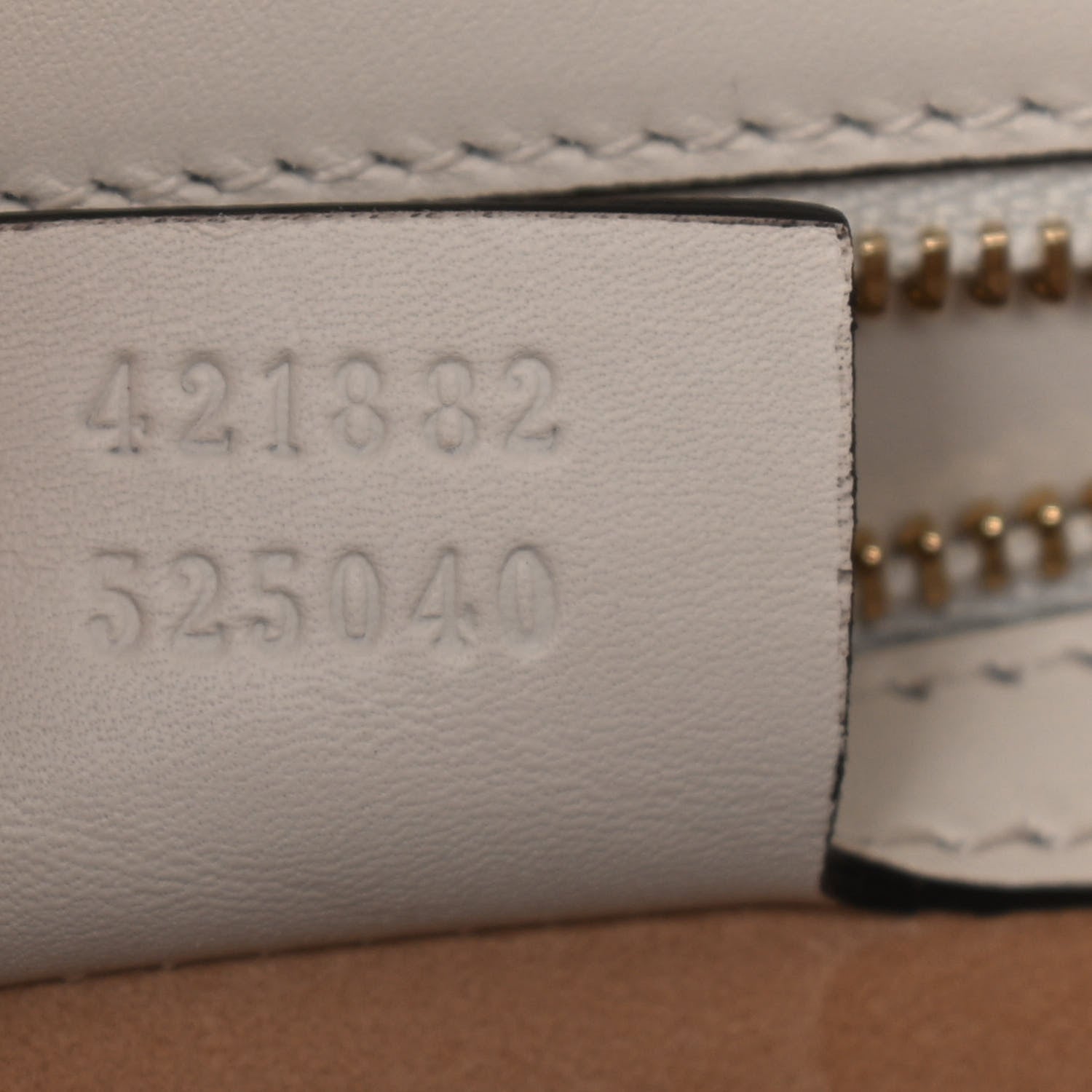 Gucci Calfskin Small Sylvie Shoulder Bag Off White 7 of 12