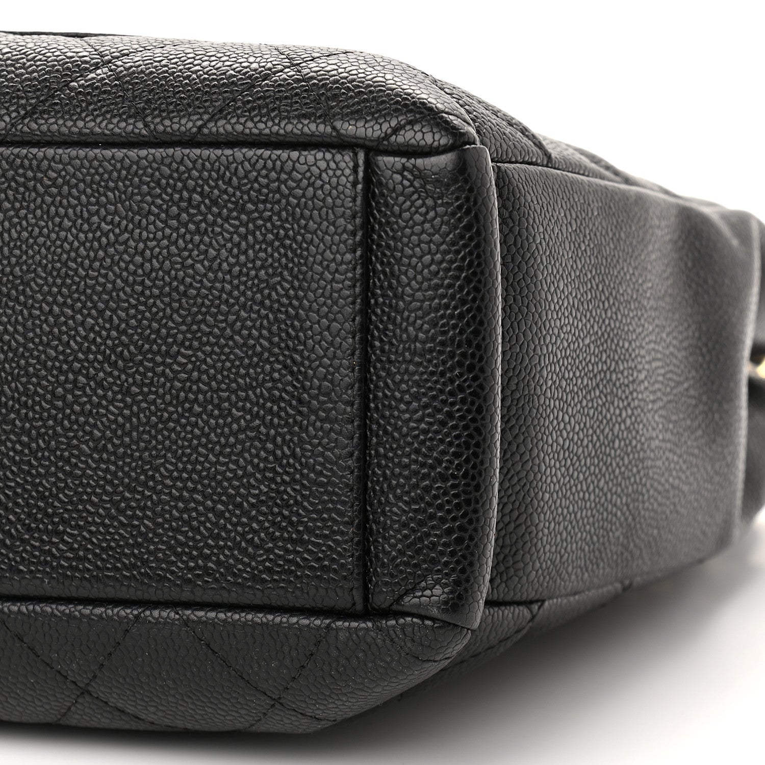 Chanel Caviar Quilted Petit Shopping Tote PST Black 9 of 9