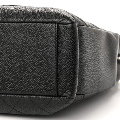 Chanel Caviar Quilted Petit Shopping Tote PST Black 9 of 9