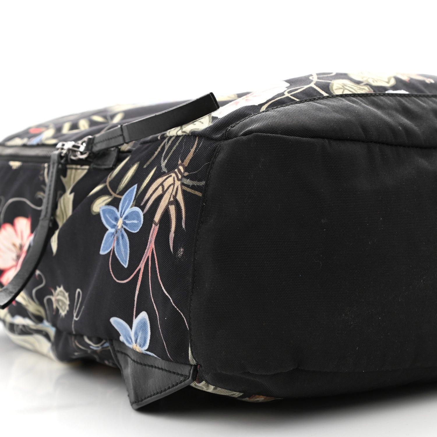Gucci Canvas D-Active Flora Floral Knight Backpack Black 9 of 13