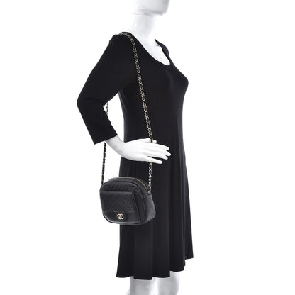 Chanel Caviar Quilted CC Day Camera Case Black 2 of 8