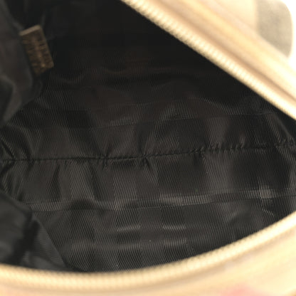 Burberry Shimmer Check Mini Boston Bag Gold 5 of 11