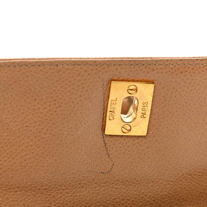 Chanel Caviar Drawstring Backpack Beige 14 of 17