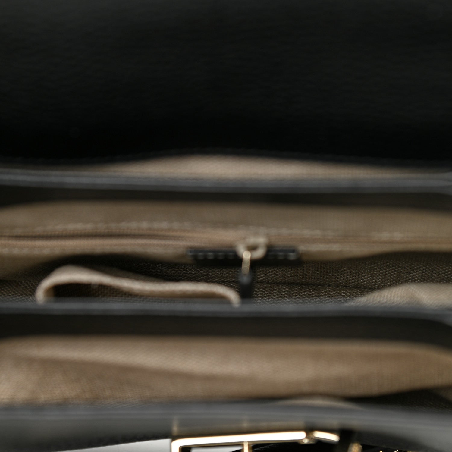 Gucci Dollar Calfskin Interlocking G Top Handle Shoulder Bag Black 4 of 9