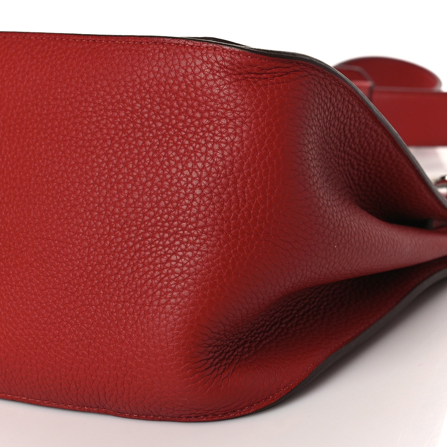 Hermes Taurillon Clemence Jypsiere 34 Rouge Venetian 8 of 9