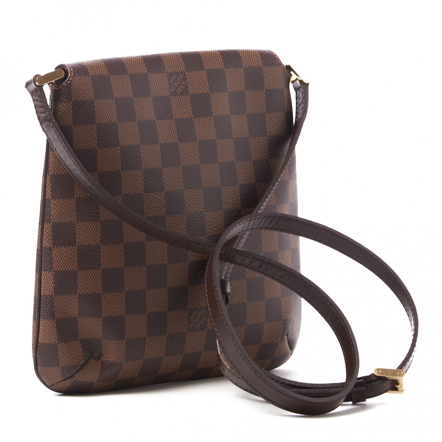 Damier Ebene Musette Salsa Long Strap