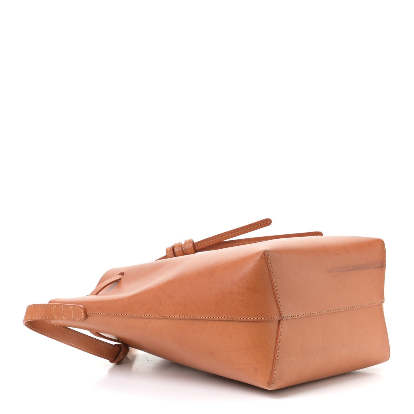 Calfskin Mini Bucket Bag Cammello Rosa