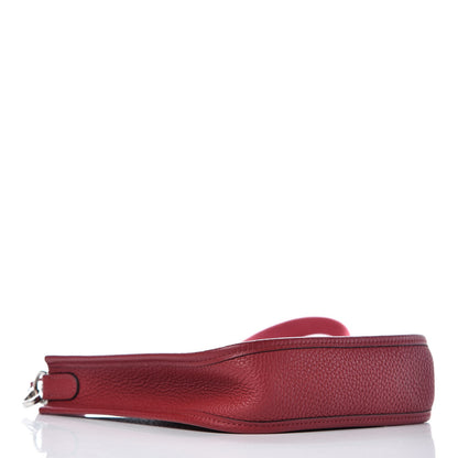 Hermes Taurillon Clemence Evelyne TPM Rouge Grenat 4 of 10