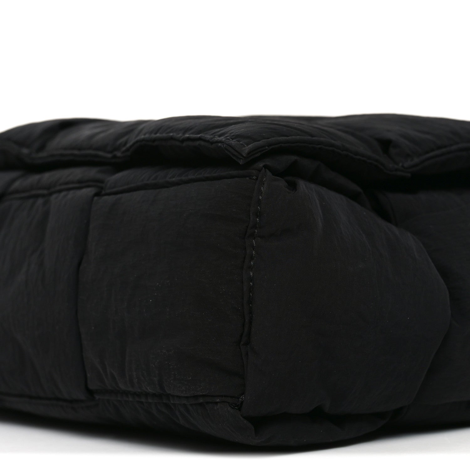 Bottega Veneta Nylon Intrecciato Padded Tech Maxi Cassette Bag Black 10 of 10