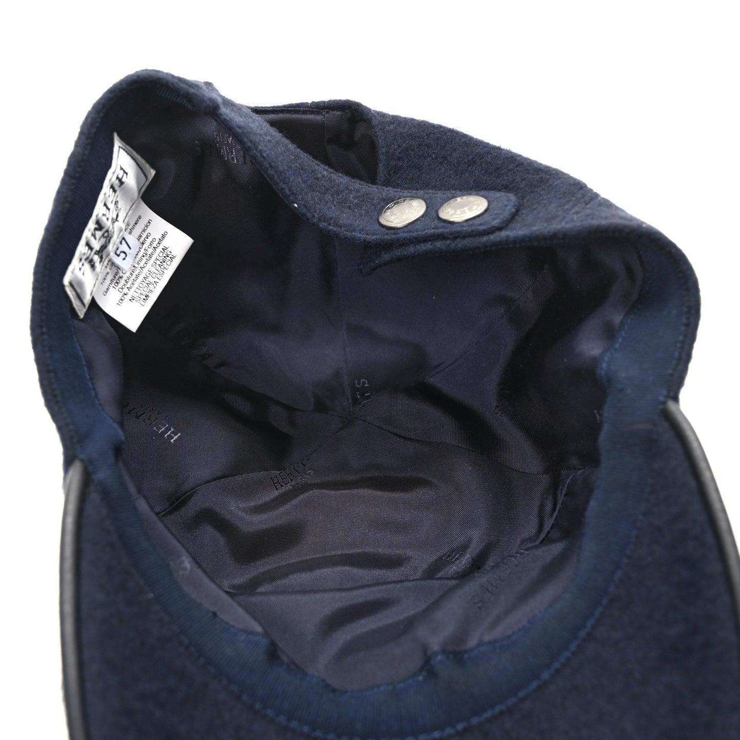 Cashmere Jump Cap 57 Marine Black
