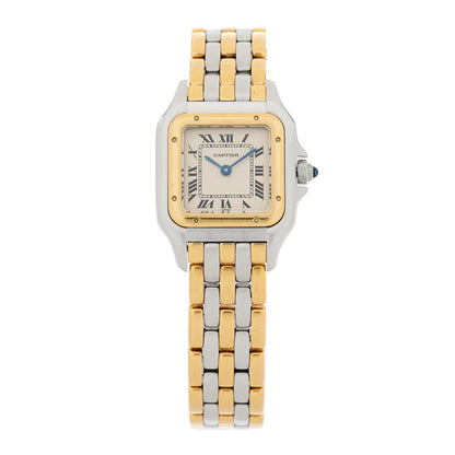 Cartier Stainless Steel 18K Yellow Gold 22mm Panthere Quartz Watch 1 of 4
