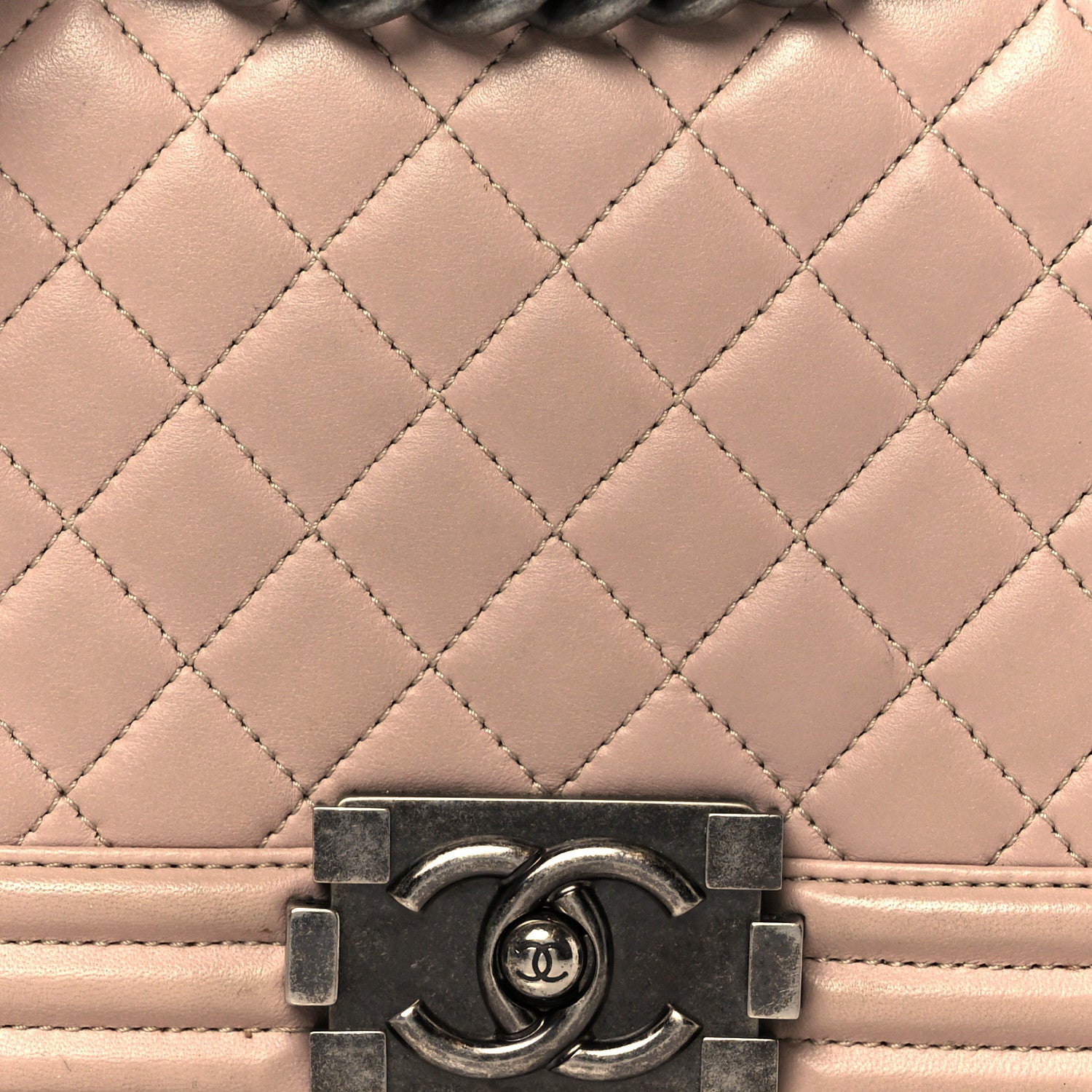 Chanel Lambskin Quilted Medium Boy Flap Light Pink 8 of 11