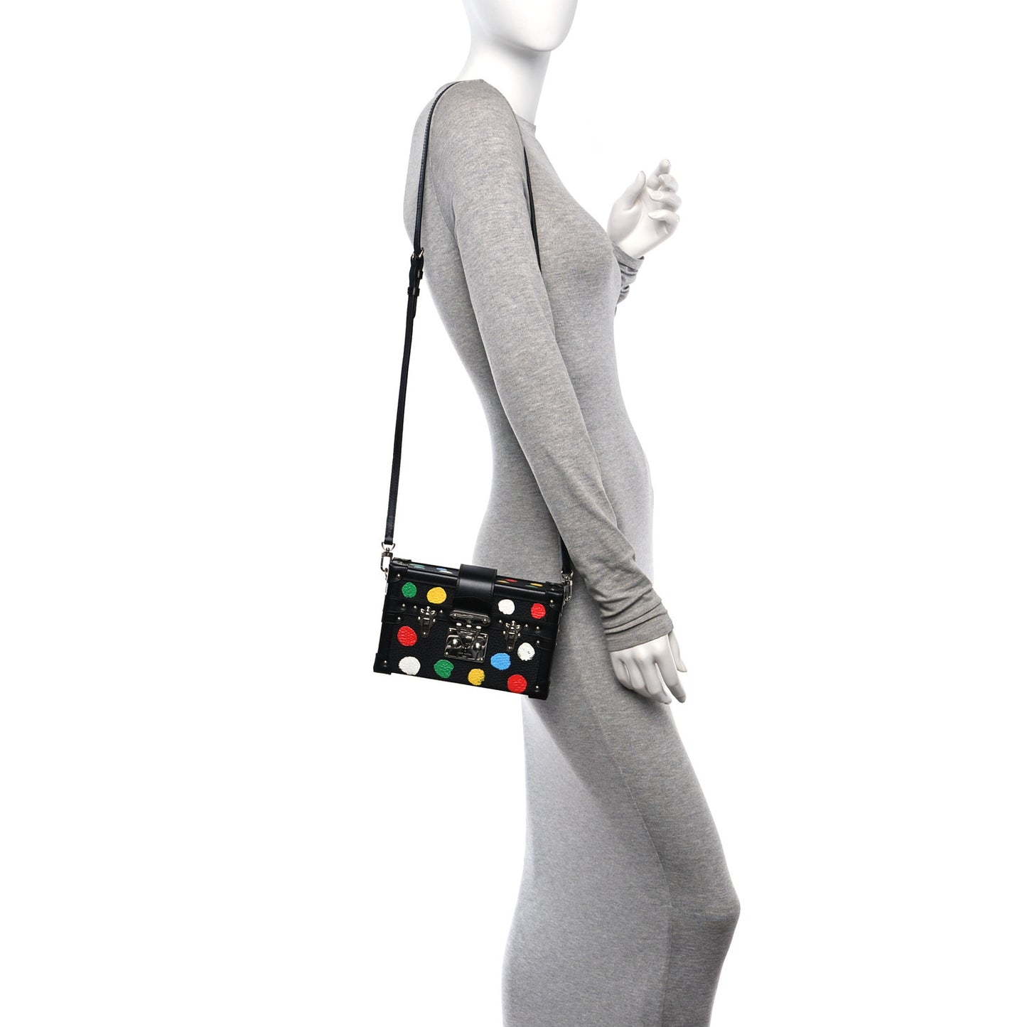 LV X YK Taurillon Petite Malle Black