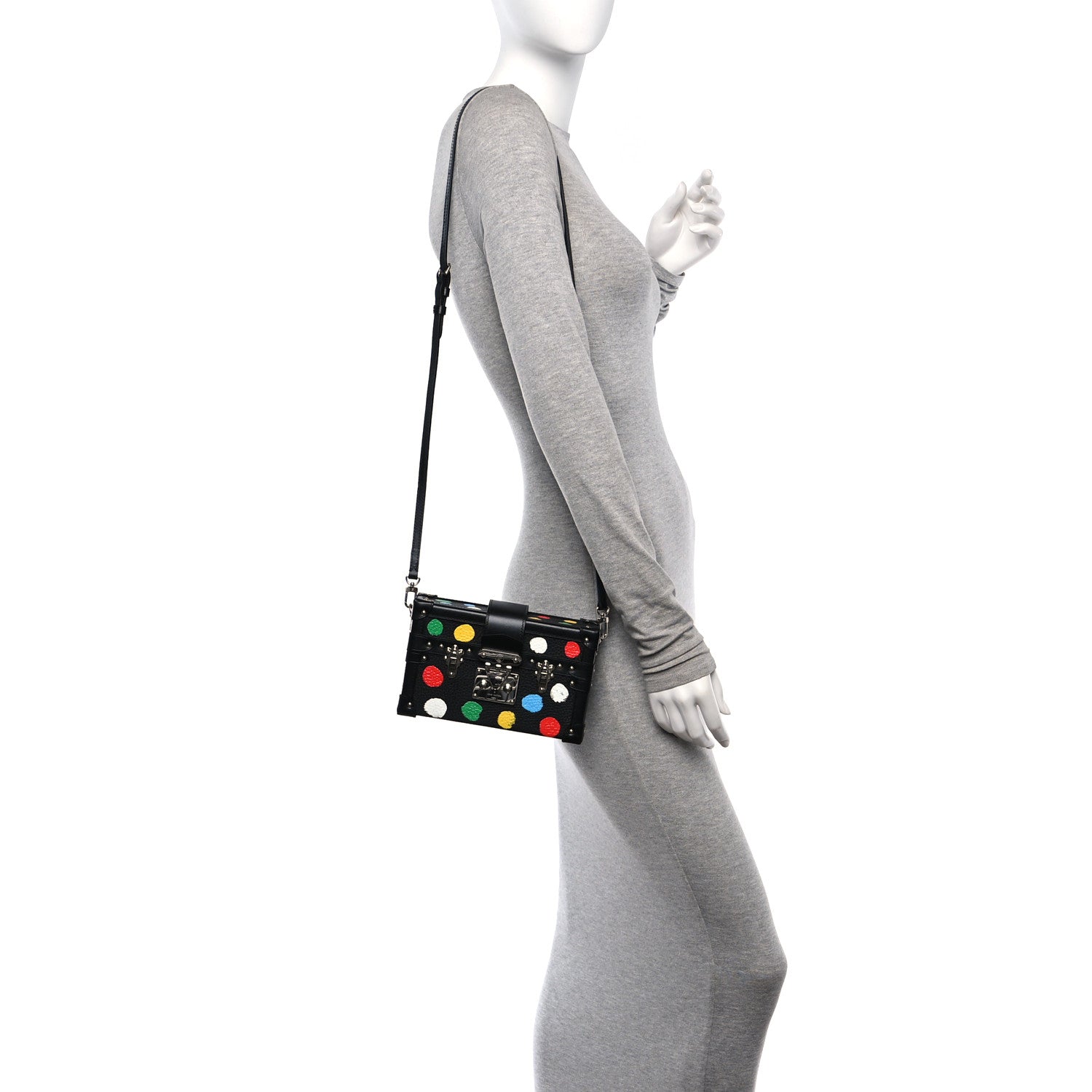 Louis Vuitton LV X YK Taurillon Petite Malle Black 2 of 13