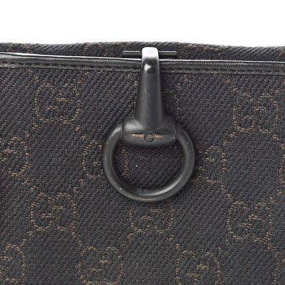 Gucci Monogram Glam French Flap Wallet Black 12 of 12