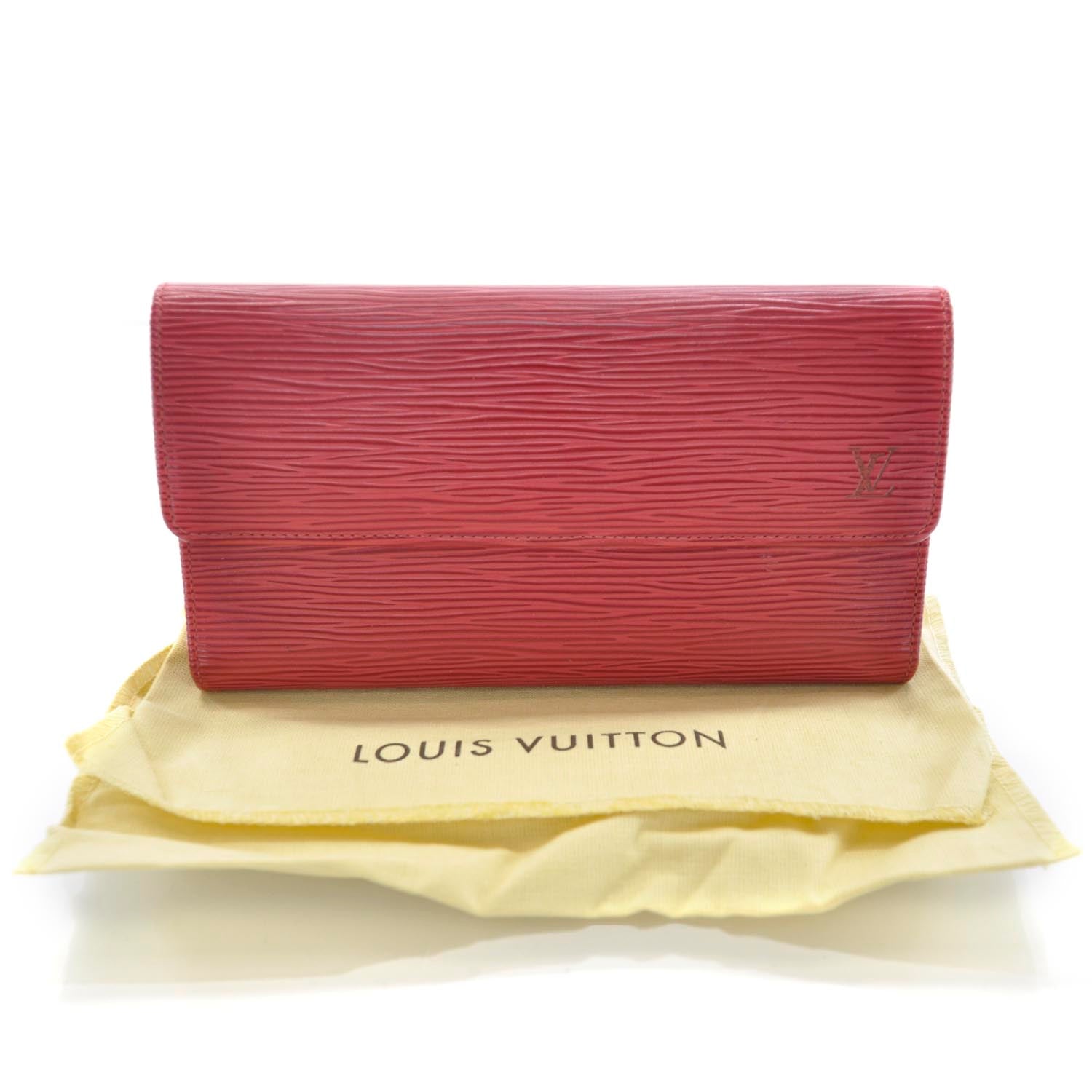 Louis Vuitton Epi Porte Tresor International Wallet Red 8 of 8