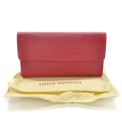 Louis Vuitton Epi Porte Tresor International Wallet Red 8 of 8