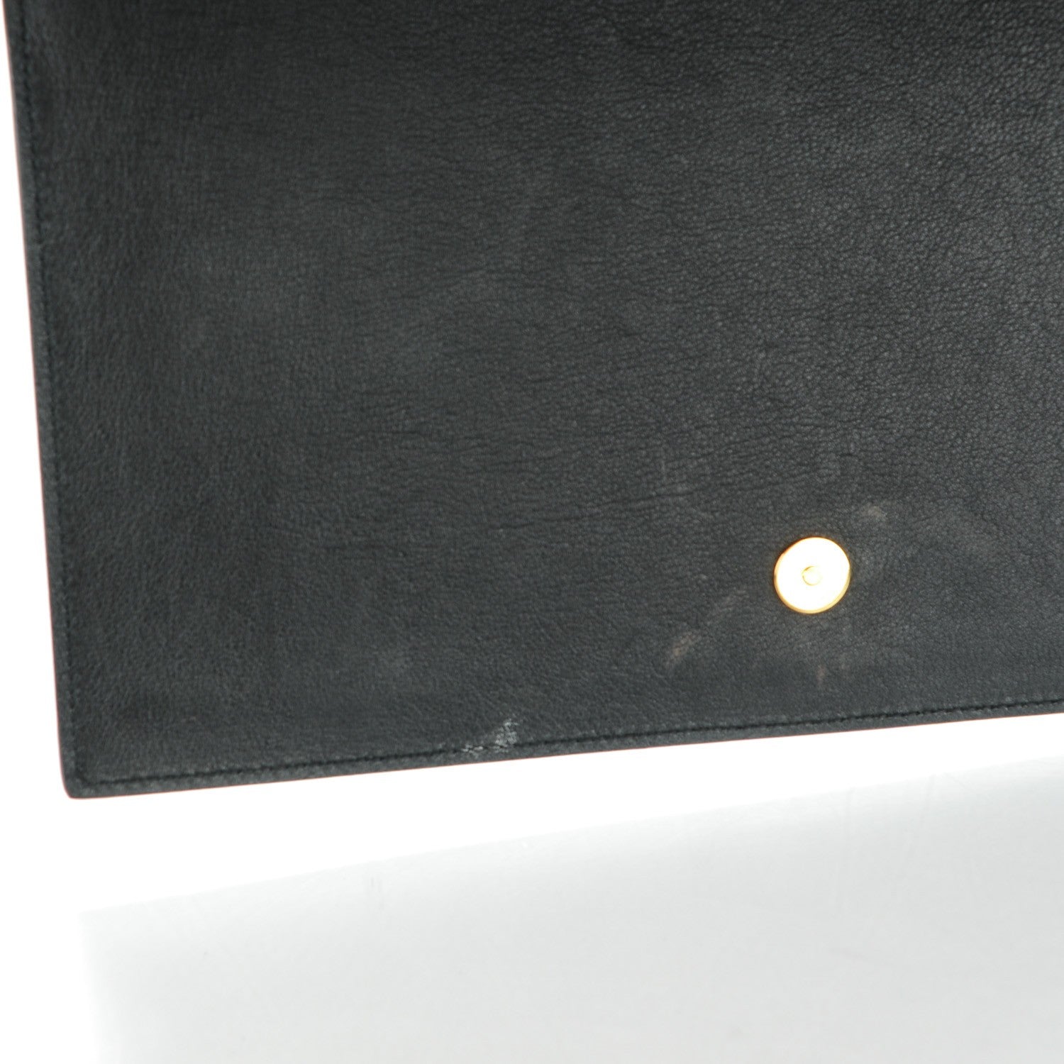 Saint Laurent Calfskin Monogram Large Belle De Jour Clutch Black 6 of 8