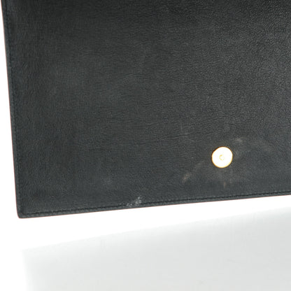 Saint Laurent Calfskin Monogram Large Belle De Jour Clutch Black 6 of 8