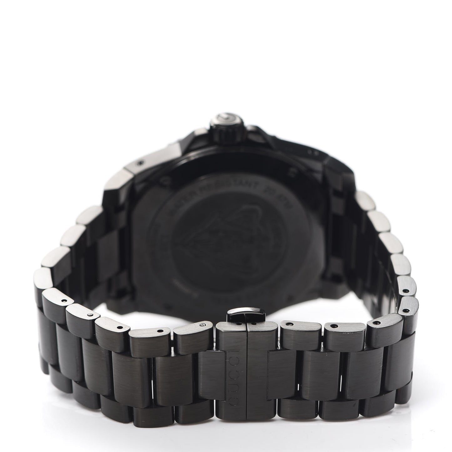 PVD Stainless Steel 45mm Dive Quartz Watch Black