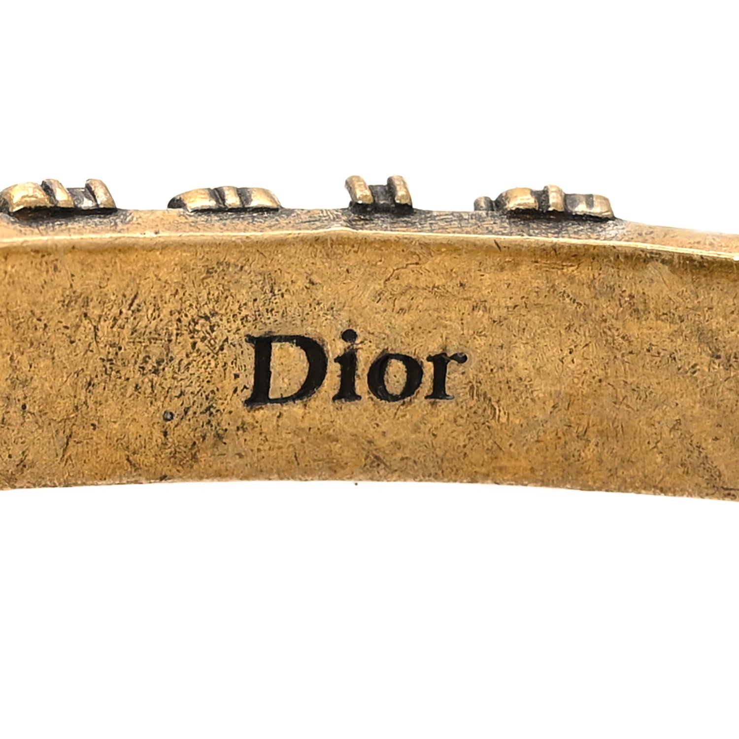 Christian Dior Metal Crystal Dio(r)evolution Bracelet Set Gold 4 of 5
