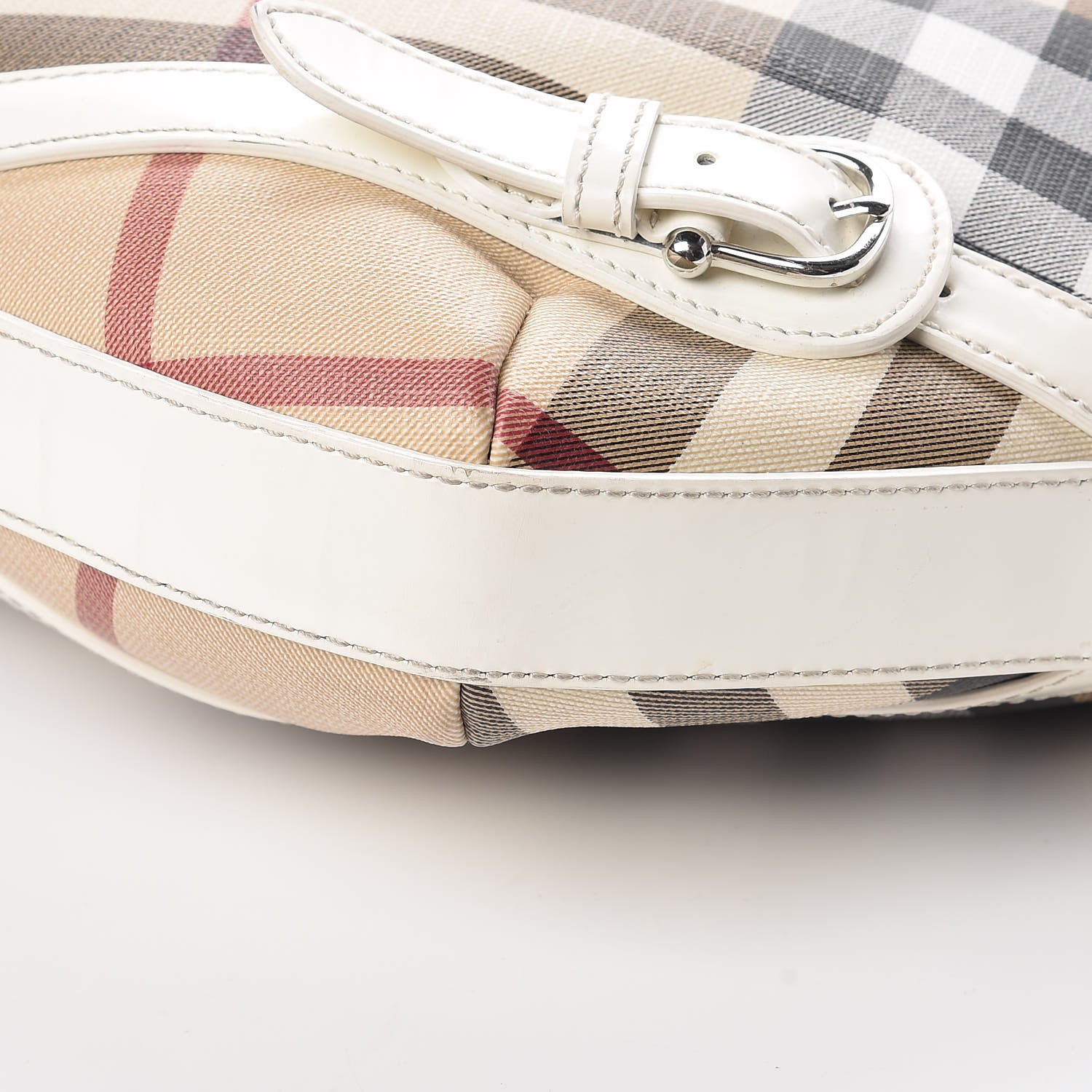 Burberry Supernova Check Large Larkin Hobo White 20 of 20