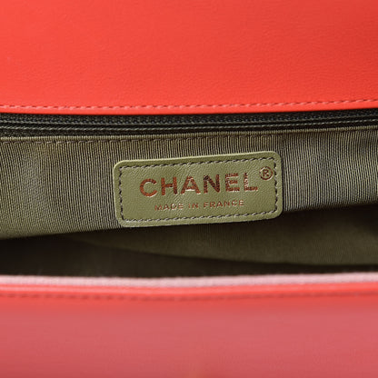 Chanel Calfskin Quilted New Medium Boy Flap Red 6 of 13