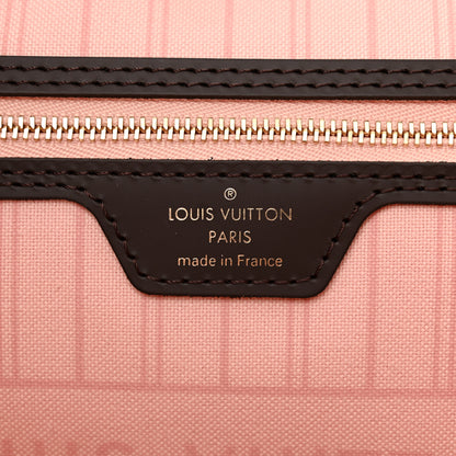 Louis Vuitton Damier Ebene Braided Neverfull MM Pink 7 of 10
