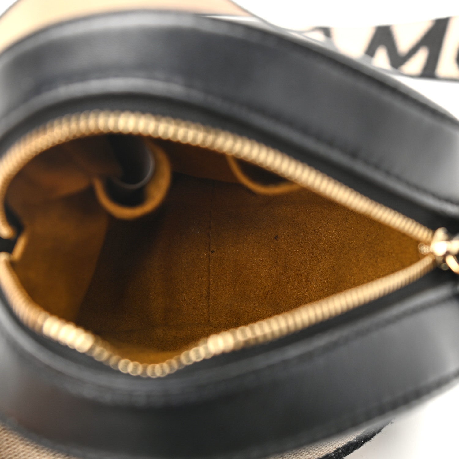 Stella McCartney Eco Alter Nappa Perforated Round Logo Crossbody Black 5 of 16