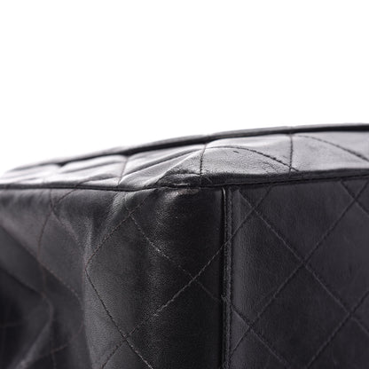 Chanel Lambskin Quilted XL Jumbo Single Flap Black 17 of 20